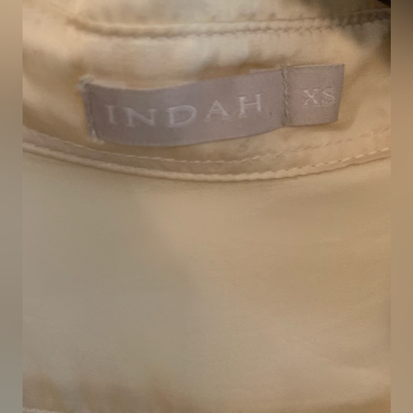 Indah Silk Tilda open tie front long sleeve top Revolve  size XS - Picture 6 of 9